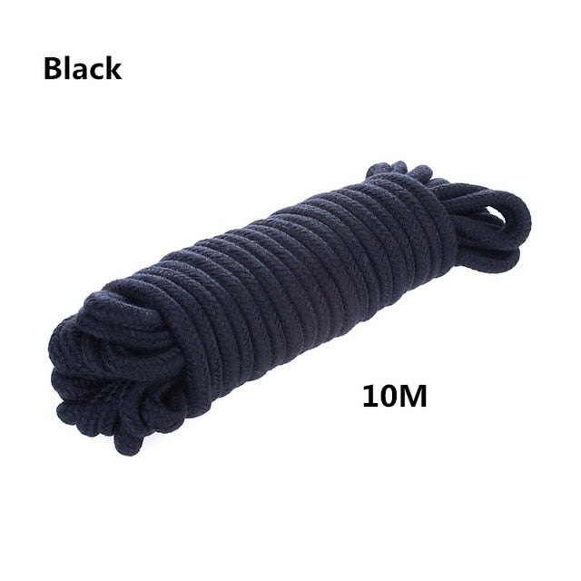 Soft Bondage Rope for Adults - 10m in 4 Colors