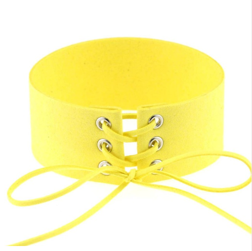 Exaggerated Punk Sexy Bondage Choker Necklace