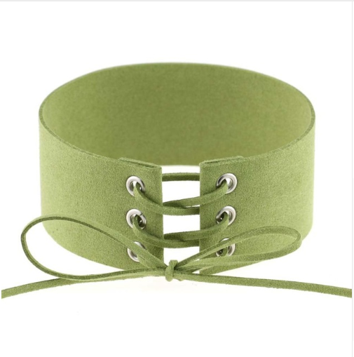 Exaggerated Punk Sexy Bondage Choker Necklace