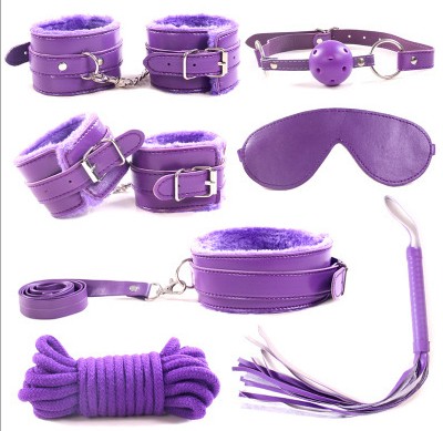 7-Piece Plush Bondage Adult Toy Set