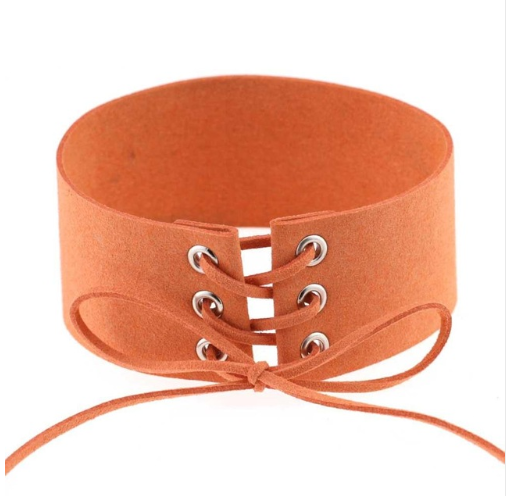 Exaggerated Punk Sexy Bondage Choker Necklace