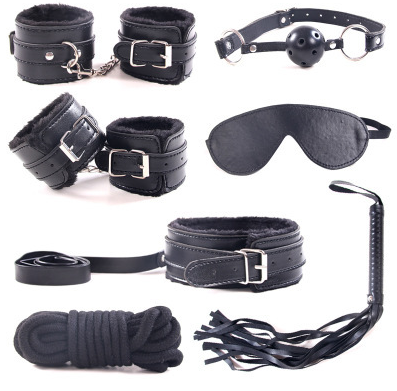 7-Piece Plush Bondage Adult Toy Set