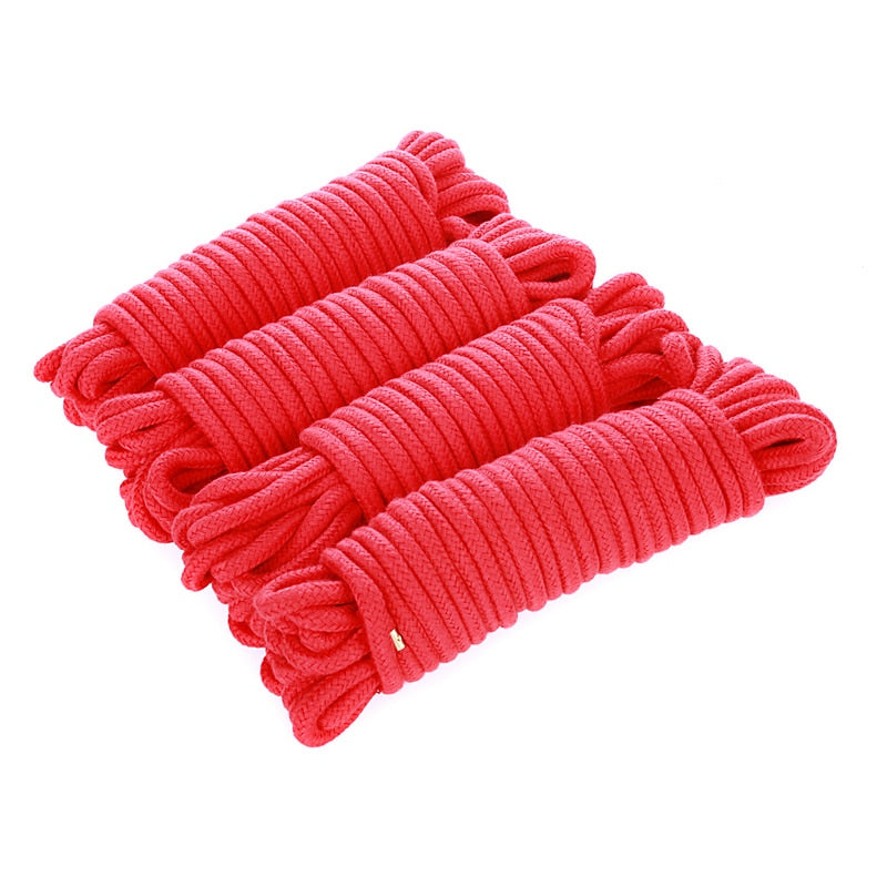 Soft Bondage Rope for Adults - 10m in 4 Colors