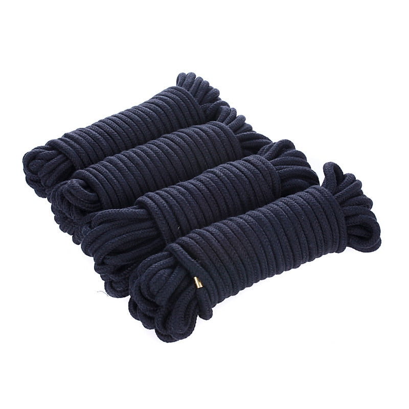Soft Bondage Rope for Adults - 10m in 4 Colors