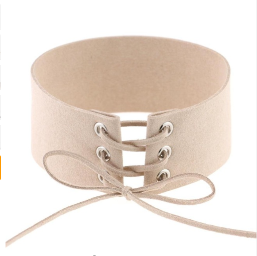 Exaggerated Punk Sexy Bondage Choker Necklace