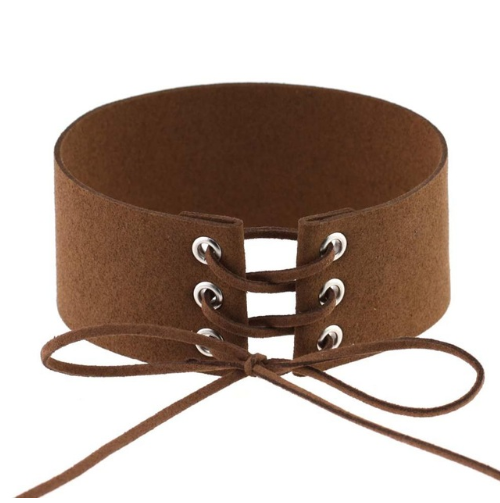 Exaggerated Punk Sexy Bondage Choker Necklace
