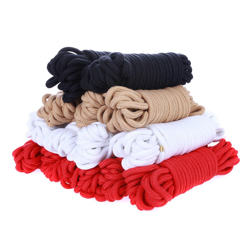 Soft Bondage Rope for Adults - 10m in 4 Colors