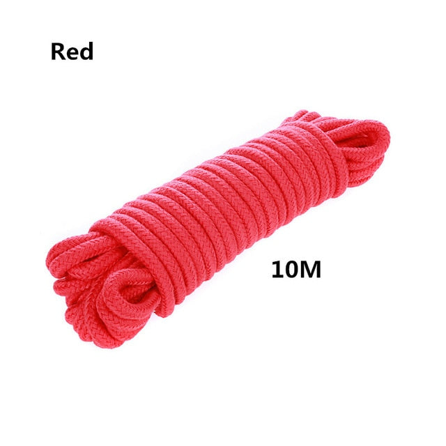 Soft Bondage Rope for Adults - 10m in 4 Colors